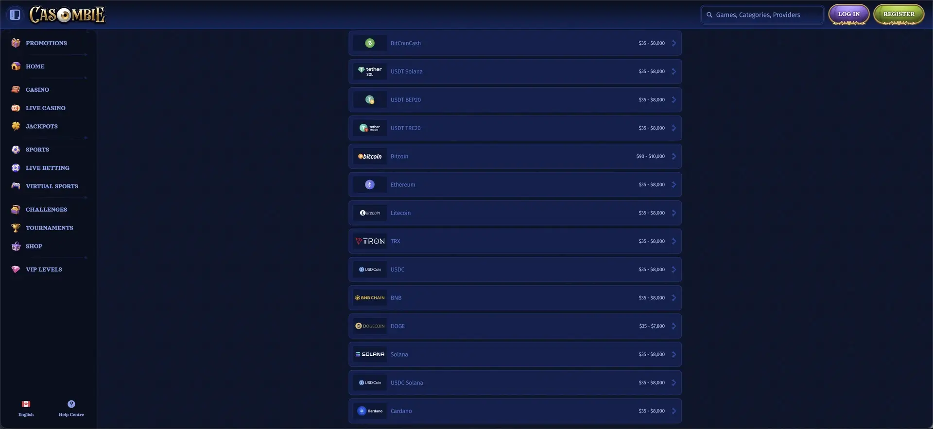 Crypto withdrawal options for Casombie Casino withdrawal Casombie Casino withdrawal - crypto withdrawal options