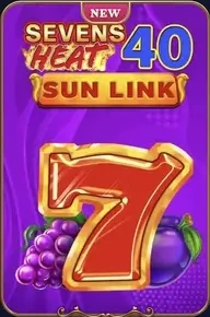 Sevens Heat 40 Sun Link slot at Casombie Casino